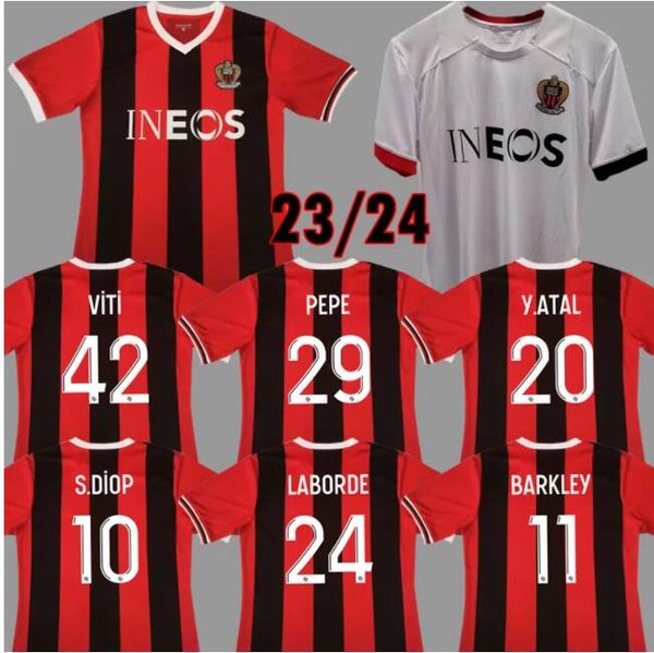 23 24 ogc nice fc soccer jerseys delort melou gouiri 2023 2024 ogcnice football shirts dolberg dante kamara atal maillot de foot home away t, Black;yellow
23 24 ogc nice fc soccer jerseys delort melou gouiri 2023 2024 ogcnice football shirts dolberg dante kamara atal maillot de foot home away t, Black;yellow