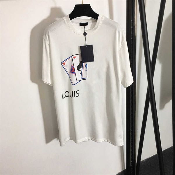 fashion trend womens t shirt new poker letters printed round neck loose fitting high stretch short-sleeved t-shirt 2 colors 3 sizes designer, White
fashion trend womens t shirt new poker letters printed round neck loose fitting high stretch short-sleeved t-shirt 2 colors 3 sizes designer, White