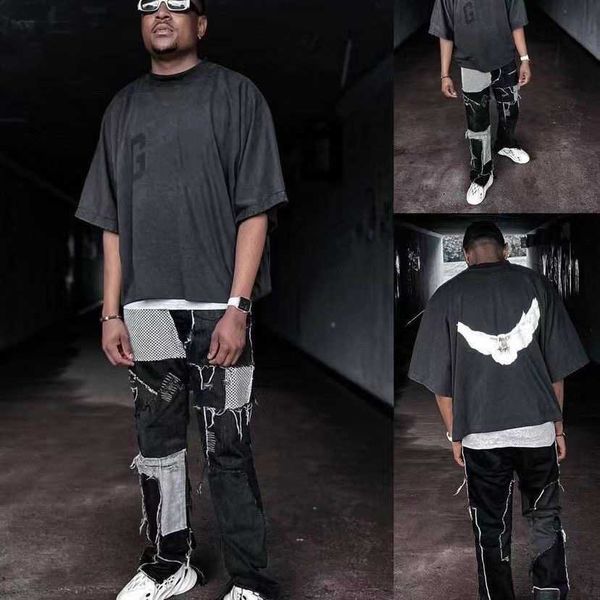 tripartite dove men's t-shirts designer kanyes wests fashion co branded men oversize tees polos peace doves printed mens and womens yzy, White;black
tripartite dove men's t-shirts designer kanyes wests fashion co branded men oversize tees polos peace doves printed mens and womens yzy, White;black