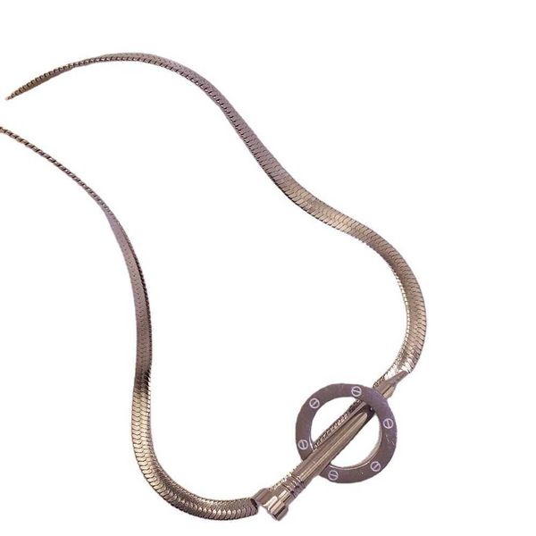 hrld internet celebrity card titanium steel clip nail necklace female snake bone one word stainless personality simple chain zzfy, Black
hrld internet celebrity card titanium steel clip nail necklace female snake bone one word stainless personality simple chain zzfy, Black