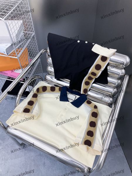 xinxinbuy men designer tee t shirt 23ss reflective shoulder ribbon double letter jacquard short sleeve cotton women black apricot s-xl, Black;brown
xinxinbuy men designer tee t shirt 23ss reflective shoulder ribbon double letter jacquard short sleeve cotton women black apricot s-xl, Black;brown