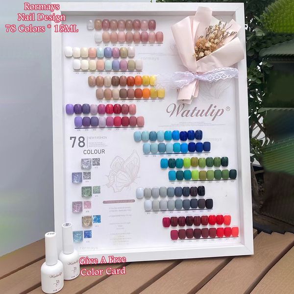 rormays 78 color gel nail polish set 15ml mixed color shiny solid primer new varnish uv led semi permanent immersion nail art design nail sa
rormays 78 color gel nail polish set 15ml mixed color shiny solid primer new varnish uv led semi permanent immersion nail art design nail sa