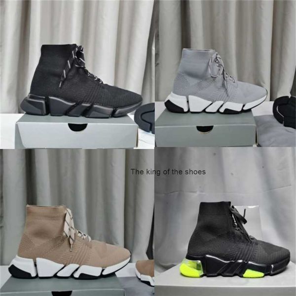 triple s 2.0 knit socks shoes mesh speed trainer high race runners men and women designer sneakers platform with laces casual trainers with, Black
triple s 2.0 knit socks shoes mesh speed trainer high race runners men and women designer sneakers platform with laces casual trainers with, Black