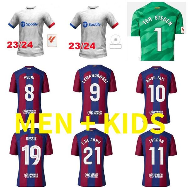 23 24 barcelona lewandowski soccer jerseys ansu fati camiseta 2023 2024 pedri barca ferran raphinha marcos a. football shirt o. dembele serg, Black;yellow
23 24 barcelona lewandowski soccer jerseys ansu fati camiseta 2023 2024 pedri barca ferran raphinha marcos a. football shirt o. dembele serg, Black;yellow