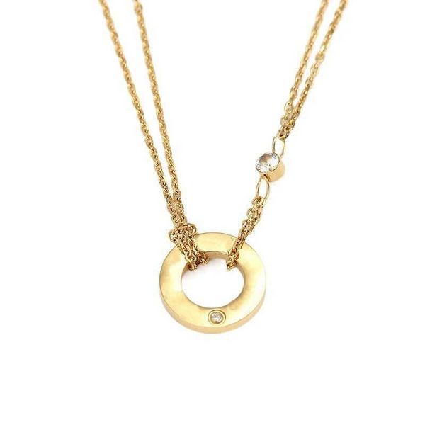 internet celebrity carti double ring pie necklace love collar chain print couple diamond inlaid titanium steel colorless men and women vv26, Black
internet celebrity carti double ring pie necklace love collar chain print couple diamond inlaid titanium steel colorless men and women vv26, Black