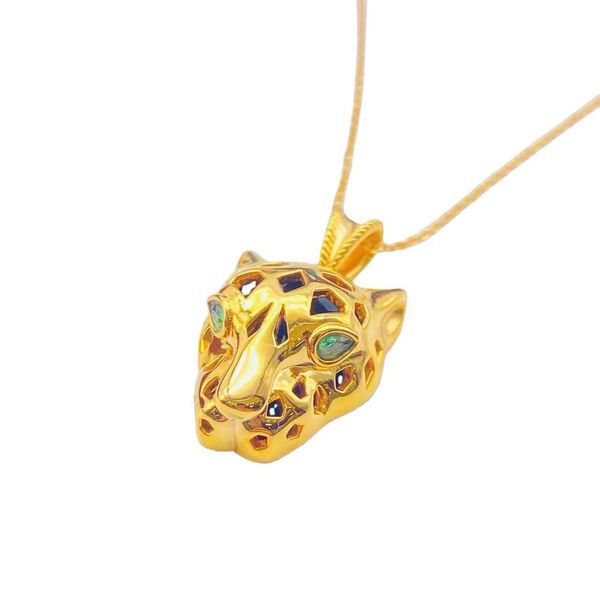 internet celebrity 18k gold necklace au750 leopard head pendant carti light luxury sdya, Silver
internet celebrity 18k gold necklace au750 leopard head pendant carti light luxury sdya, Silver