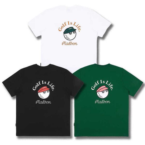 men's t-shirts version of korean malbon golf's new breathable printed round neck loose casual short sleeved t-shirt for men and wo, White;black
men's t-shirts version of korean malbon golf's new breathable printed round neck loose casual short sleeved t-shirt for men and wo, White;black
