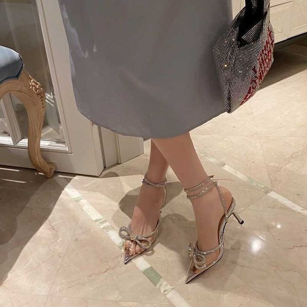 new sandals heels stiletto women's shoes bow knot french bandage rhinestone wrapped transparent pointed high heel sandals 230615, Black
new sandals heels stiletto women's shoes bow knot french bandage rhinestone wrapped transparent pointed high heel sandals 230615, Black