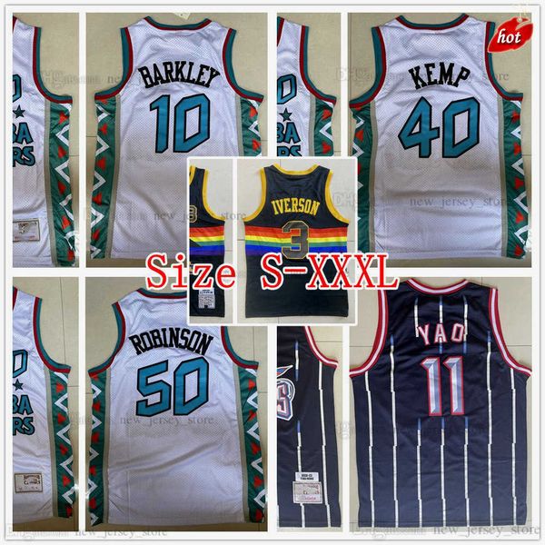 size s-xxxl mitchell and ness 3 allen 11 yao iverson ming jersey 1995 all-star retro basketball shawn 40 kemp white 50 david 10 charles robi, Black;red
size s-xxxl mitchell and ness 3 allen 11 yao iverson ming jersey 1995 all-star retro basketball shawn 40 kemp white 50 david 10 charles robi, Black;red