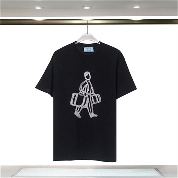 new luxury men's t-shirt men's designer cotton round neck printed letter logo fashion casual fashion brand t-shirt loose men', White;black
new luxury men's t-shirt men's designer cotton round neck printed letter logo fashion casual fashion brand t-shirt loose men', White;black