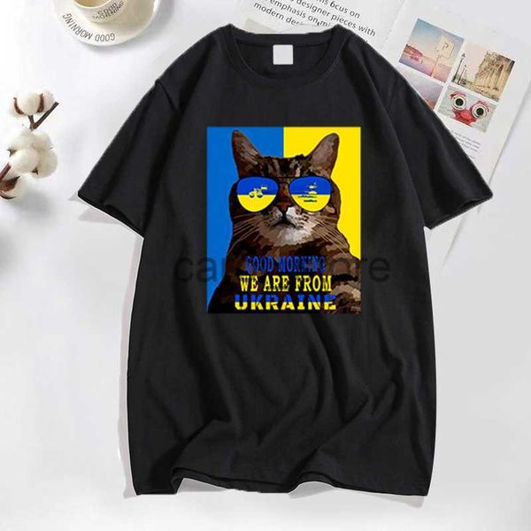 men's t-shirts ukrainian stepan cat good morning we are from ukraine t-shirts cotton causal short sleeve t shirt men funny streetwear, White;black
men's t-shirts ukrainian stepan cat good morning we are from ukraine t-shirts cotton causal short sleeve t shirt men funny streetwear, White;black