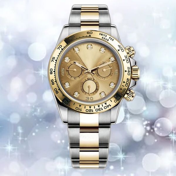 men's watches and women's automatic mechanical watches designer montre de luxe 40mm folding buckle gold ceramic bezel stainless st, Slivery;brown
men's watches and women's automatic mechanical watches designer montre de luxe 40mm folding buckle gold ceramic bezel stainless st, Slivery;brown