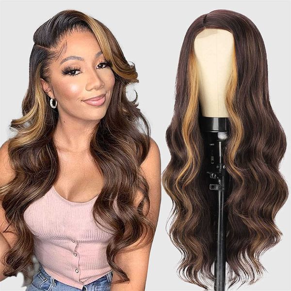 nxy hair wigs synthetic lace wig long body wavy brown mixed blonde side part natural hairline replacement for women 230619, Black
nxy hair wigs synthetic lace wig long body wavy brown mixed blonde side part natural hairline replacement for women 230619, Black