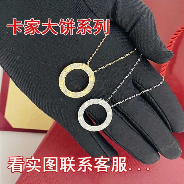 k7ql high-quality card single ring big cake titanium steel colorless full diamond tide brand screw necklace collar chain, Black
k7ql high-quality card single ring big cake titanium steel colorless full diamond tide brand screw necklace collar chain, Black