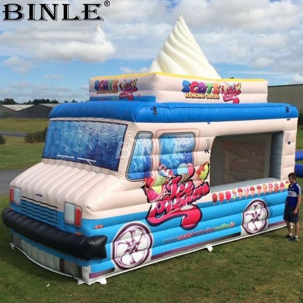 4ml(13ft)customized mobile portable giant inflatable ice cream truck stand pop up car tent for advertising
4ml(13ft)customized mobile portable giant inflatable ice cream truck stand pop up car tent for advertising