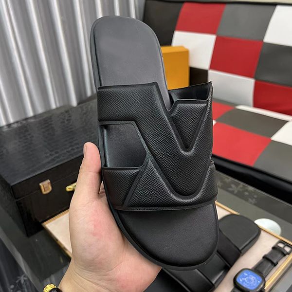 new summer leather leather sandals in the summer of indoor and outdoor leisure tide slippers how color is optional, Black
new summer leather leather sandals in the summer of indoor and outdoor leisure tide slippers how color is optional, Black