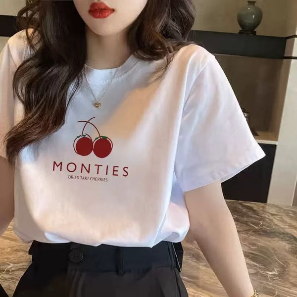women's t-shirt short sleeves tshirt designer t shirt lady hoodie letters printed cotton tee anine bing summer fashion women cresw neck, White;black
women's t-shirt short sleeves tshirt designer t shirt lady hoodie letters printed cotton tee anine bing summer fashion women cresw neck, White;black