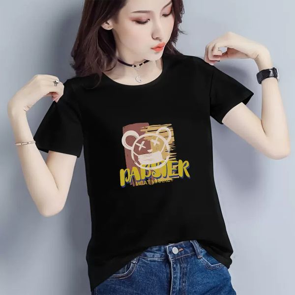 women's t-shirt short sleeves tshirt designer t shirt lady hoodie letters printed cotton tee anine bing summer fashion women cresw neck, White;black
women's t-shirt short sleeves tshirt designer t shirt lady hoodie letters printed cotton tee anine bing summer fashion women cresw neck, White;black
