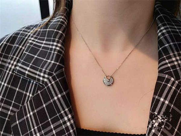 internet celebrity ss2373 carti's one-to-one talisman necklace with classic female temperament is non refundable with logo, Silver
internet celebrity ss2373 carti's one-to-one talisman necklace with classic female temperament is non refundable with logo, Silver