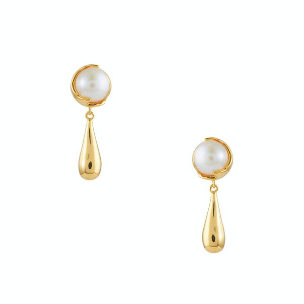 ins french unique inlaid pearl droplet pendant earstuds for women's design simple fashion charm jewelry, Golden;silver
ins french unique inlaid pearl droplet pendant earstuds for women's design simple fashion charm jewelry, Golden;silver