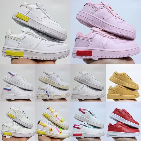 kids shoes low 1s forces 1 toddler designer sneakers running boys children girls trainers youth kid shoe wheat foam pink white paint, Black
kids shoes low 1s forces 1 toddler designer sneakers running boys children girls trainers youth kid shoe wheat foam pink white paint, Black