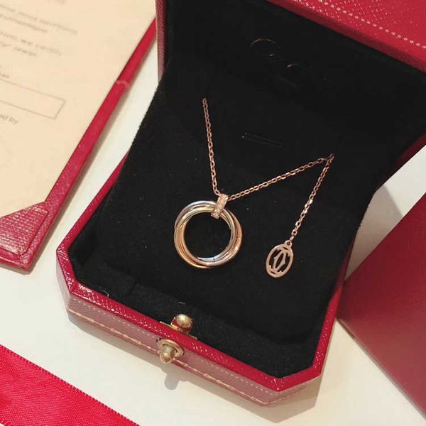 4pa4 internet celebrity s925 sterling silver three ring necklace classic versatile whitening individualized fashion ins style card same coll, Black
4pa4 internet celebrity s925 sterling silver three ring necklace classic versatile whitening individualized fashion ins style card same coll, Black