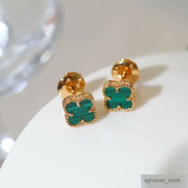 stud stud earrings designer fourleaf malachite gilt rose gold fashion ladies luxurious jewelry r230619, Golden;silver 
stud stud earrings designer fourleaf malachite gilt rose gold fashion ladies luxurious jewelry r230619, Golden;silver
