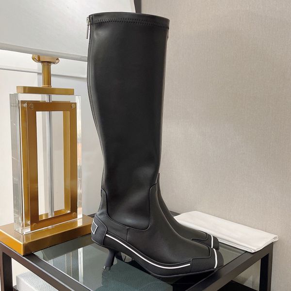 women long boots fashion autumn winter mid-calf boot ankle genuine leather square toe elastic band chelsea boot combat booties, Black;white
women long boots fashion autumn winter mid-calf boot ankle genuine leather square toe elastic band chelsea boot combat booties, Black;white