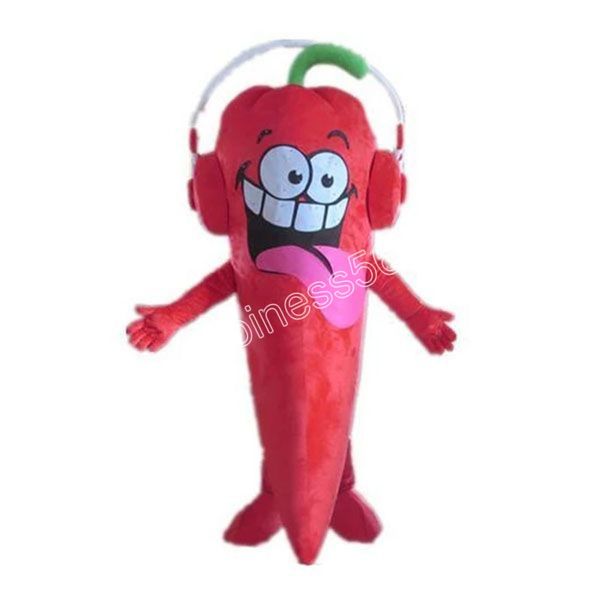 red chilli mascot costume customization theme fancy dress ad apparel festival dress, Red;yellow
red chilli mascot costume customization theme fancy dress ad apparel festival dress, Red;yellow