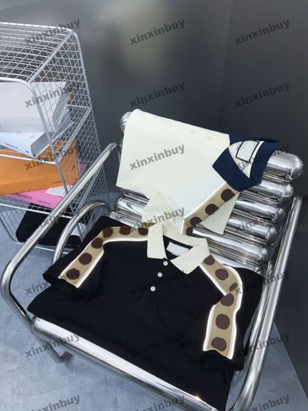 xinxinbuy men designer tee t shirt 23ss reflective shoulder ribbon double letter jacquard short sleeve cotton women black apricot s-2xl, Black;brown
xinxinbuy men designer tee t shirt 23ss reflective shoulder ribbon double letter jacquard short sleeve cotton women black apricot s-2xl, Black;brown