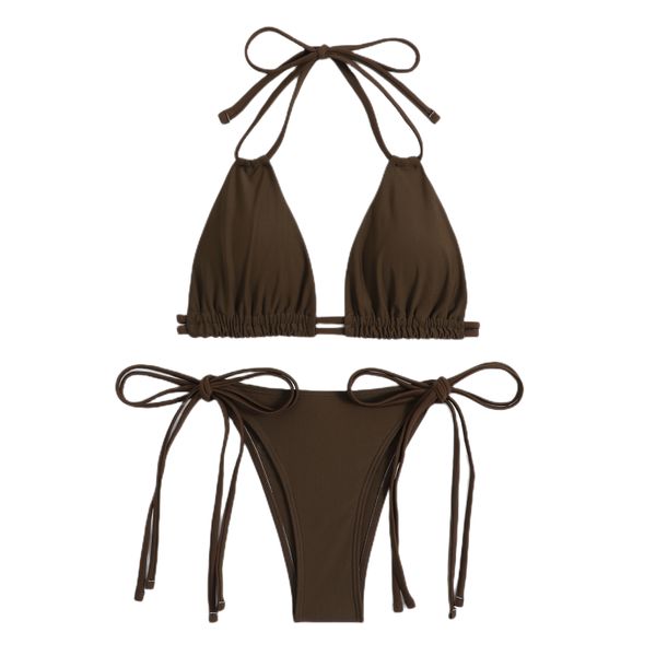 designer swimwear women's lace-up halter neck multicolor ladies split triangle bikini new solid color swimwear
designer swimwear women's lace-up halter neck multicolor ladies split triangle bikini new solid color swimwear