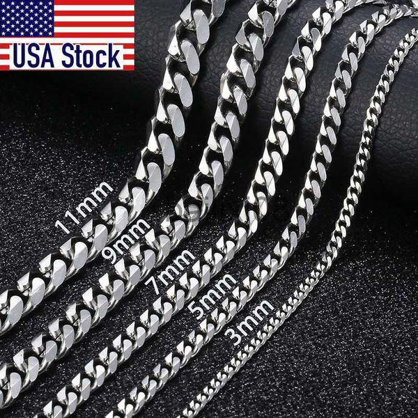 pendant necklaces 3/5/7/9/11mm men's silver color neckle stainless steel cuban link chain for mens womens basic blk gold tone chokers k
pendant necklaces 3/5/7/9/11mm men's silver color neckle stainless steel cuban link chain for mens womens basic blk gold tone chokers k