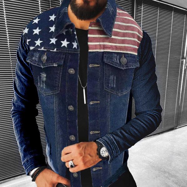 * men's lapel autumn winter dark denim jacket leather trench coat mens motorcycle jackets men styles, Black
* men's lapel autumn winter dark denim jacket leather trench coat mens motorcycle jackets men styles, Black