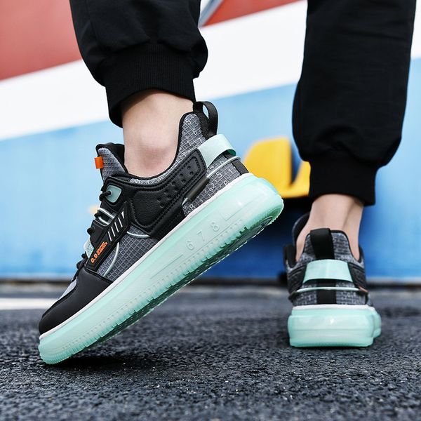 trend fashion skateboard shoes men casual tpu thick sole height increasing footwear new soft breathable mesh shoes black white
trend fashion skateboard shoes men casual tpu thick sole height increasing footwear new soft breathable mesh shoes black white