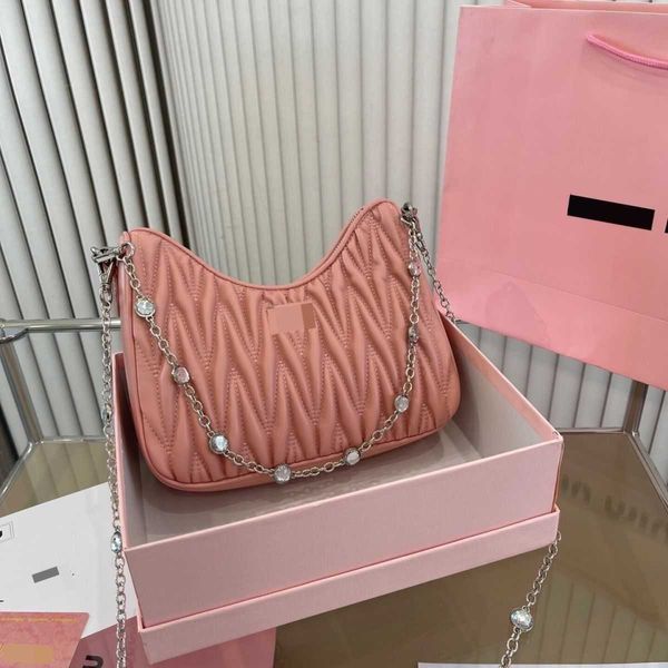 designer bags ins style light luxury korean miu pleated crystal chain bag french fashionable and exquisite one shoulder crossbody bag
designer bags ins style light luxury korean miu pleated crystal chain bag french fashionable and exquisite one shoulder crossbody bag
