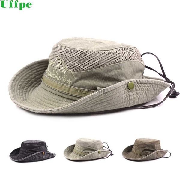 casual cotton summer spring men's bucket hats outdoor wide brim fishing hat for women hiking sombrero gorro sun hat for men l230620, Blue;gray
casual cotton summer spring men's bucket hats outdoor wide brim fishing hat for women hiking sombrero gorro sun hat for men l230620, Blue;gray