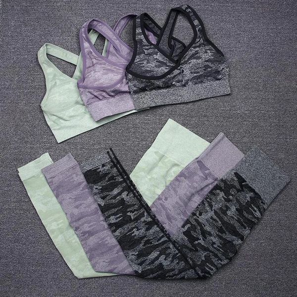 2pcs camouflage camo yoga set sports wear for women gym fitness clothing booty leggings + bra gym suit femme, Gray
2pcs camouflage camo yoga set sports wear for women gym fitness clothing booty leggings + bra gym suit femme, Gray
