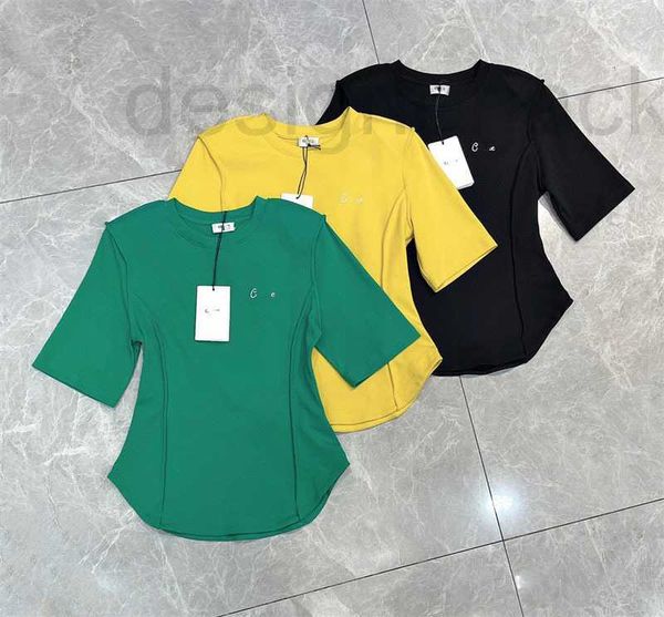 women's t-shirt designer summer new simple embroidery letter fashion waist slim versatile round neck short sleeve t-shirt for women 05d, White
women's t-shirt designer summer new simple embroidery letter fashion waist slim versatile round neck short sleeve t-shirt for women 05d, White