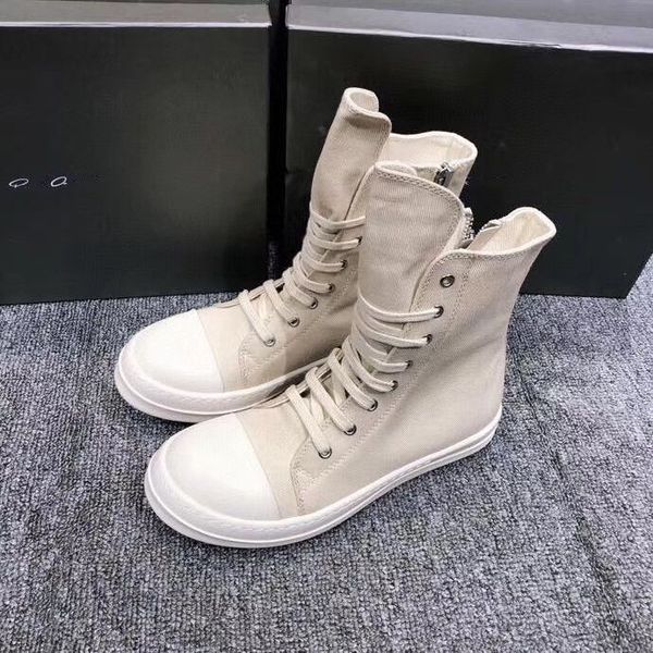 four seasons board shoes european and american high canvas couple's ins korean version men women breathable thick sole milk fragrance s, Black
four seasons board shoes european and american high canvas couple's ins korean version men women breathable thick sole milk fragrance s, Black