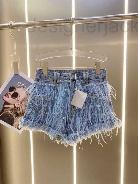 women's shorts designer summer new celebrity style spicy girl fashion slim versatile with diamond feather decoration denim for women hx, White;black
women's shorts designer summer new celebrity style spicy girl fashion slim versatile with diamond feather decoration denim for women hx, White;black