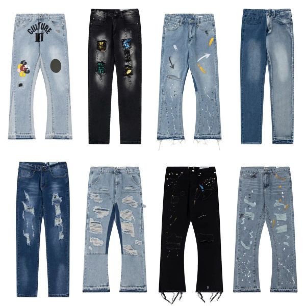men's jeans designer mens sports pants denim straight sweatpants speckled letter print street couple dept flare jean, Blue
men's jeans designer mens sports pants denim straight sweatpants speckled letter print street couple dept flare jean, Blue