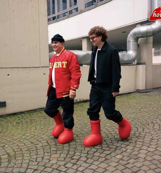 2023 mschf men women rain boots designers big red boot thick bottom non-slip booties rubber platform bootie fashion astro boy size 35-44 yh, Black
2023 mschf men women rain boots designers big red boot thick bottom non-slip booties rubber platform bootie fashion astro boy size 35-44 yh, Black
