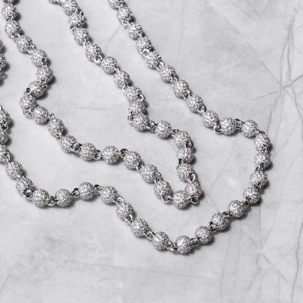 custom hip hop necklace iced out shining 4mm diamond s925 silver ball beads chain moissanite
custom hip hop necklace iced out shining 4mm diamond s925 silver ball beads chain moissanite