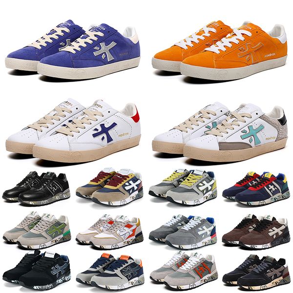 italy brand sneakers luxury premiata shoes men layer leather cowskin mick lander orange premiatas steven genuine training shoe outdoor sport, Black
italy brand sneakers luxury premiata shoes men layer leather cowskin mick lander orange premiatas steven genuine training shoe outdoor sport, Black
