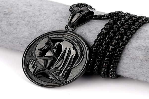 fashion men necklaces blessed virgin mary pendant black stainless steel jewelry hip hop chain punk micro rock rap necklace8084021, Silver
fashion men necklaces blessed virgin mary pendant black stainless steel jewelry hip hop chain punk micro rock rap necklace8084021, Silver