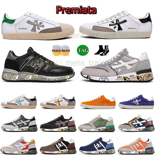 2023 designer premiata running shoes for mens womens classic black white sea salt italy leather mick premiatas board casual fitness sneakers
2023 designer premiata running shoes for mens womens classic black white sea salt italy leather mick premiatas board casual fitness sneakers