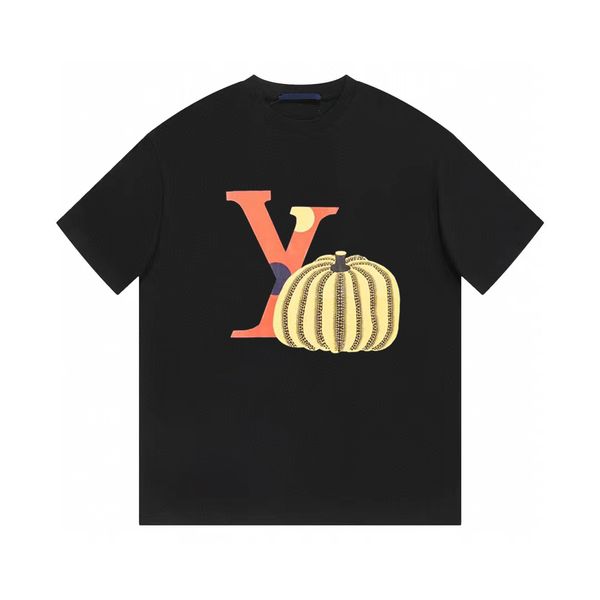 23ss new woman men's t-shirts made in italy high end classic letter pumpkin printed tee vacation summer beach breathable street fashion, White;black
23ss new woman men's t-shirts made in italy high end classic letter pumpkin printed tee vacation summer beach breathable street fashion, White;black