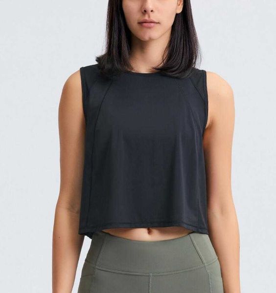 lu-50 hollow out back mesh tank yoga outfits breathable quick dry gym clothes women vest fitness shirt, Black
lu-50 hollow out back mesh tank yoga outfits breathable quick dry gym clothes women vest fitness shirt, Black