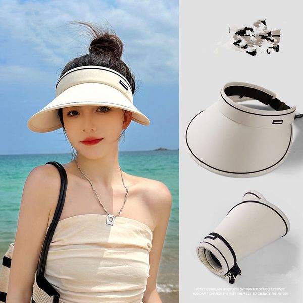 fashion designer net red same sunscreen hat for female summer sports and leisure uv resistant sun hat hat with big brim and strong sunshade, Blue;gray
fashion designer net red same sunscreen hat for female summer sports and leisure uv resistant sun hat hat with big brim and strong sunshade, Blue;gray