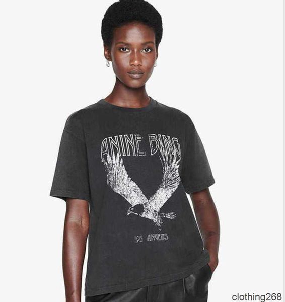 2023 a bing niche eagle print t shirt fried snowflake color washing designer tee women black short-sleeved t-shirt polos, White
2023 a bing niche eagle print t shirt fried snowflake color washing designer tee women black short-sleeved t-shirt polos, White